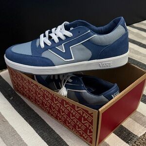 Vans Lowland Men's Blue & White Sneakers